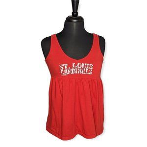 5th & Ocean St Louis Cardinals Red Tank Top Size Large